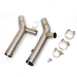 RP0530-1199T Motorcycle Exhaust Middle Link Pipe Muffler Escape for Suzuki Hayabusa GSXR1300 2008-2017