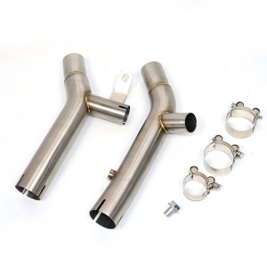 RP0530-1199T Motorcycle Exhaust Middle Link Pipe Muffler Escape for Suzuki Hayabusa GSXR1300 2008-2017