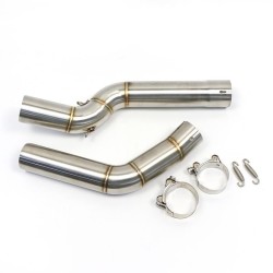 RP0530-1206T Motorcycle Exhaust Middle Link Pipe Muffler Escape for Honda CBR600RR 2003-2004