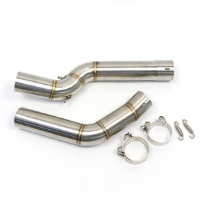RP0530-1206T Motorcycle Exhaust Middle Link Pipe Muffler Escape for Honda CBR600RR 2003-2004