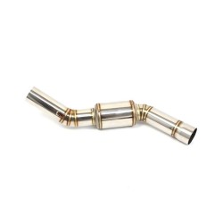 RP0530-1217T Motorcycle Exhaust Middle Link Pipe Muffler Escape for Kawasaki ZX6R Ninja 636 2009-2021