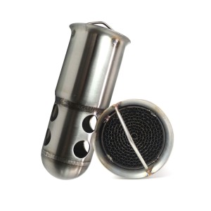 RP0550-1004 Universal Adjustable Removable Exhaust  Muffler Insert Baffle DB Killer Silencer