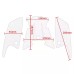 RP0920-3078B Motorcycle Traction Tank Pad Protector for Honda CB500X 2021-Later