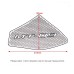 RP0920-3083B Tank Pad Stickers for Yamaha MT-09 2013-Later Yamaha MT-09/SP 2017-Later
