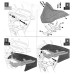 RP0940-1029 Motorcycle Front wheel mudguard beak for Yamaha Tenere 700 XTZ700 XT700Z T7 2019-Later
