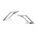 RP0940-4008C Motorcycle Rear Fender Vent Decoration Trims for Honda Gold Wing Non-Tour 2018-Later Honda Gold Wing DCT 2018-Later Honda Gold Wing Tour 2018-Later Honda Gold Wing Tour DCT 2018-Later Honda Gold Wing Tour DCT Airbag 2018-Later