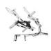 RP0420-2008 Adjustable Footpeg Footrest Rear Set For Yamaha YZF R1 2007-2008