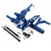 RP0420-2012 Adjustable Footpeg Footrest Rear Set For Yamaha FZ8  FZ1