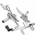 RP0420-2026 Adjustable Footpeg Footrest Rear Set For Honda CBR1000RR Non-ABS 2008-2016