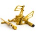 RP0420-2038 Adjustable Footpeg Footrest Rear Set For Suzuki GSXR600 GSXR750 GSXR1000
