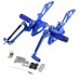 RP0420-2044 Adjustable Footpeg Footrest Rear Set For Kawasaki Z1000 Z1000R Z1000SX NINJA 1000SX