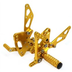 RP0420-2044 Adjustable Footpeg Footrest Rear Set For Kawasaki Z1000 Z1000R Z1000SX NINJA 1000SX