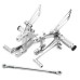 RP0420-2047 Adjustable Footpeg Footrest Rear Set For Kawasaki Ninja ZX6R ZX636 2003-2004