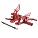 RP0420-2047 Adjustable Footpeg Footrest Rear Set For Kawasaki Ninja ZX6R ZX636 2003-2004