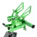 RP0420-2047 Adjustable Footpeg Footrest Rear Set For Kawasaki Ninja ZX6R ZX636 2003-2004
