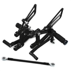 RP0420-2047 Adjustable Footpeg Footrest Rear Set For Kawasaki Ninja ZX6R ZX636 2003-2004