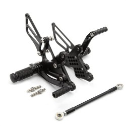 RP0420-2049 Adjustable Footpeg Footrest Rear Set For Kawasaki Ninja ZX6R 2009-2023