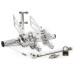 RP0420-2050 Adjustable Footpeg Footrest Rear Set For Kawasaki ZX10R 2004-2005
