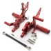 RP0420-2050 Adjustable Footpeg Footrest Rear Set For Kawasaki ZX10R 2004-2005