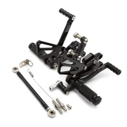 RP0420-2050 Adjustable Footpeg Footrest Rear Set For Kawasaki ZX10R 2004-2005