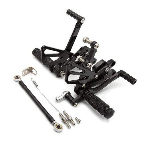 RP0420-2050 Adjustable Footpeg Footrest Rear Set For Kawasaki ZX10R 2004-2005