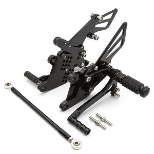 RP0420-2051 Adjustable Footpeg Footrest Rear Set For Kawasaki ZX10R 2006-2010