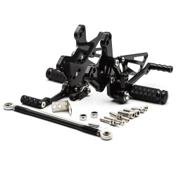 RP0420-2053 Adjustable Footpeg Footrest Rear Set For Kawasaki ZX10R 2011-Later