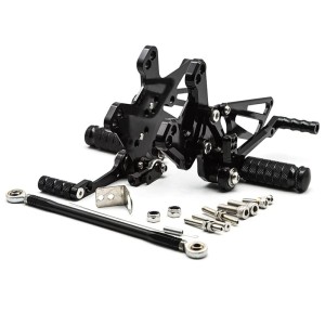 RP0420-2053 Adjustable Footpeg Footrest Rear Set For Kawasaki ZX10R 2011-Later