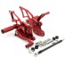 RP0420-2056 Adjustable Footpeg Footrest Rear Set For Kawasaki Ninja 250 300 Z300 Ninja 300 EX300 Z250