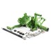 RP0420-2056 Adjustable Footpeg Footrest Rear Set For Kawasaki Ninja 250 300 Z300 Ninja 300 EX300 Z250