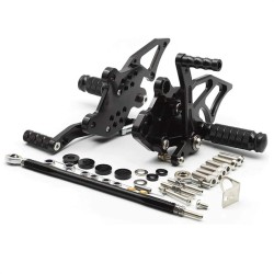 RP0420-2056 Adjustable Footpeg Footrest Rear Set For Kawasaki Ninja 250 300 Z300 Ninja 300 EX300 Z250
