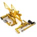 RP0420-2061 Adjustable Footpeg Footrest Rear Set For Triumph Daytona 675  675R Street Triple 675 675R 675RX