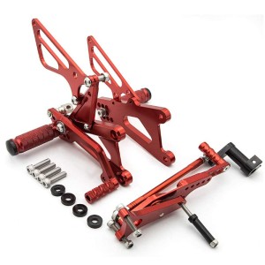 RP0420-2061 Adjustable Footpeg Footrest Rear Set For Triumph Daytona 675  675R Street Triple 675 675R 675RX