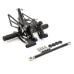 RP0420-2063 Adjustable Footpeg Footrest Rear Set For Triumph Speed Triple 1050 955 Daytona 955I  T595 SPRINT RS 955 FI