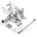 RP0420-2063 Adjustable Footpeg Footrest Rear Set For Triumph Speed Triple 1050 955 Daytona 955I  T595 SPRINT RS 955 FI