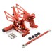 RP0420-2063 Adjustable Footpeg Footrest Rear Set For Triumph Speed Triple 1050 955 Daytona 955I  T595 SPRINT RS 955 FI