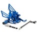 RP0420-2063 Adjustable Footpeg Footrest Rear Set For Triumph Speed Triple 1050 955 Daytona 955I  T595 SPRINT RS 955 FI