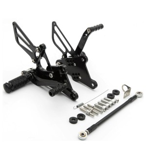 RP0420-2082 Adjustable Footpeg Footrest Rear Set For Honda VFR400 NC30 RVF400 NC35