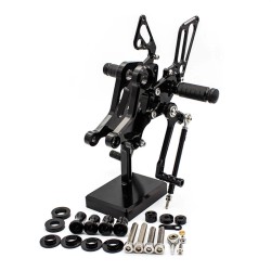 RP0420-2090 Adjustable Footpeg Footrest Rear Set For Ducati Monster 696 796 1100/S/EVO S2R 800 S2R 1000 S4R S4RS 996