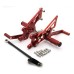 RP0420-2095 Adjustable Footpeg Footrest Rear Set For Kawasaki Ninja ZX14 ZZR1400 2012-Later