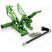 RP0420-2095 Adjustable Footpeg Footrest Rear Set For Kawasaki Ninja ZX14 ZZR1400 2012-Later