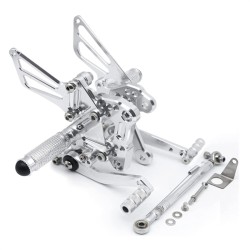 RP0420-2096 Motorcycle Adjustable Footpeg Footrest Rear Set For Kawasaki Ninja 400R Z400