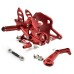 RP0420-2099 Adjustable Footpeg Footrest Rear Set For Kawasaki Ninja 650R Z650 2017-Later