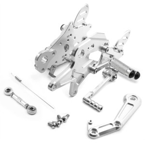 RP0420-2099 Adjustable Footpeg Footrest Rear Set For Kawasaki Ninja 650R Z650 2017-Later