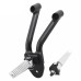 RP0440-1134BS Motorcycle Passenger Rear Foot Pegs Footrests Mounting Bracket Kit For Honda CMX300 Rebel 300 2017-Later CMX500 Rebel 500 2017-Later