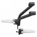 RP0440-1134BS Motorcycle Passenger Rear Foot Pegs Footrests Mounting Bracket Kit For Honda CMX300 Rebel 300 2017-Later CMX500 Rebel 500 2017-Later
