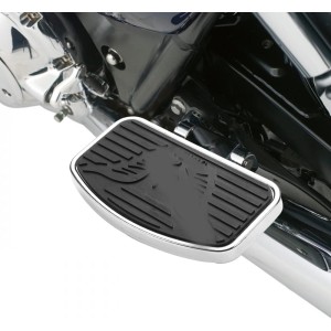 RP0450-1011B Universal Front Floorboards for Cruisers Baggers Driver Footpegs