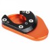 RP0480-1003 CNC Aluminum Side Stand Kickstand Plate Pad Extension For KTM DUKE 125 200 390
