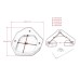 RP0480-1048 Motorcycle Kickstand Side Plate Pad For Yamaha Tenere 700 XTZ700 XT700Z T7 2019-Later