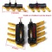 RP0820-3003B Mudguard Twin Rail Saddlebag Guard for Kawasaki Versys 1000 2015-2020